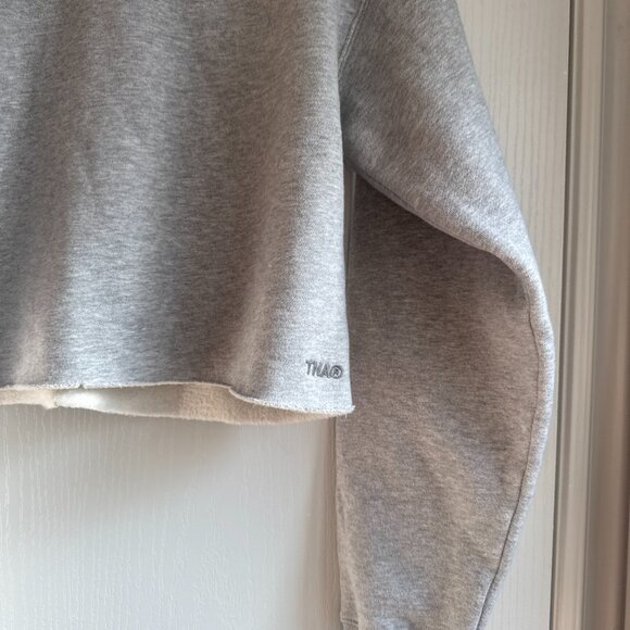 BNWT TNA SweatFleece Cozy Fleece Cropped Sweater - Picture 7 of 12